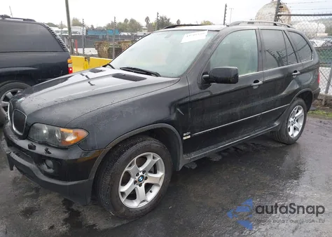 2005 BMW X5 3.0I z USA, uszkodzony, nr VIN 5UXFA13555LY12256